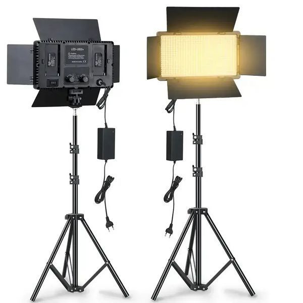 Осветитель студийный Nagnahz U800 Pro LED видеосвет со штативом