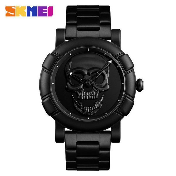 Оригінальний годинник Skmei Skull 9178 Black