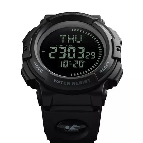 Годинник чоловічий спортивний з компасом Skmei 1290 (Чорний)