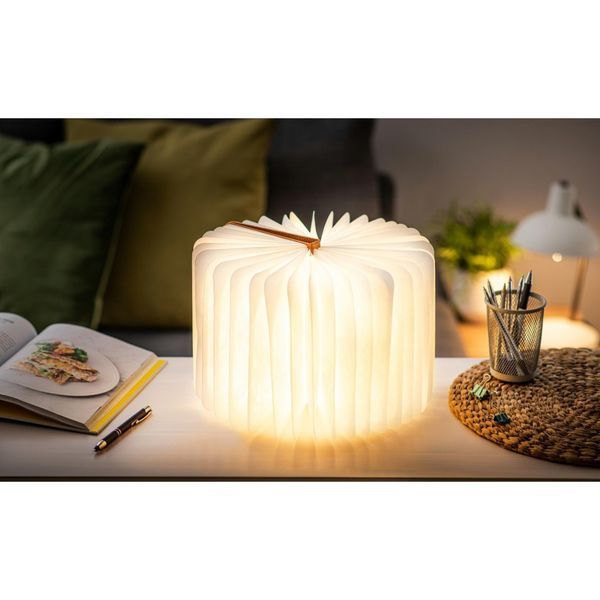 Світильник-книга на акумуляторі Gingko Large Harmony (17 х 21.5 х 2.5 см) Жовтогарячий