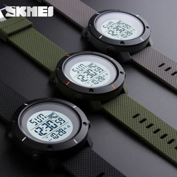 Чоловічий спортивний годинник Skmei 1213 dekker (Зелений)