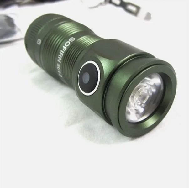 Ліхтар ручний Sofirn SC13 Luminus SST40 6500K 1300 лм 217 м type-C АКБ 1100mAh Зелений
