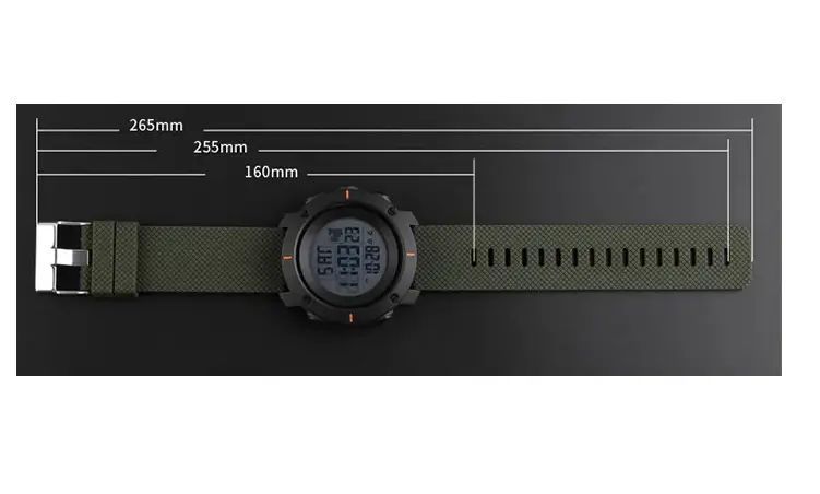 Чоловічий спортивний годинник Skmei 1213 dekker (Зелений)