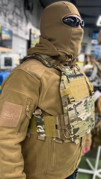 Тактична плитоноска із системою Molle (без плит) Мультикам