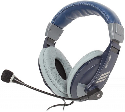 Навушники Defender Gryphon HN-750 2м (Синій)