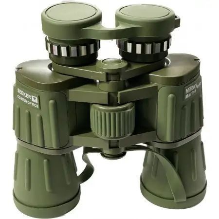 Тактический десятикратный бинокль Seeker Army 10x50WA (Оливковый)