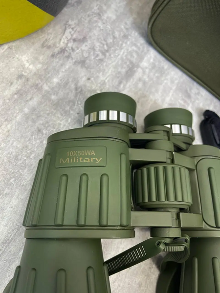 Тактический десятикратный бинокль Seeker Army 10x50WA (Оливковый)
