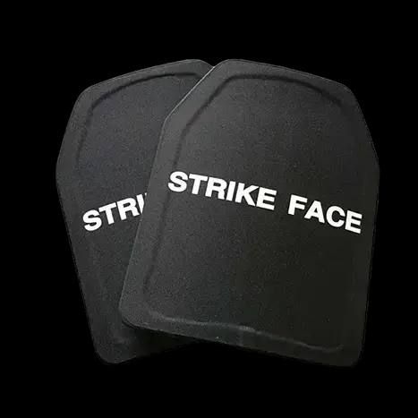 Комплект бронеплит для плитоноски Strike face (Керамические) 6 класс защиты NIJ IV 2.8кг