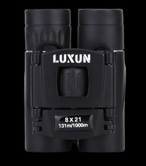 Бінокль Luxun 8x21 зі скляними лінзами (Чорний)