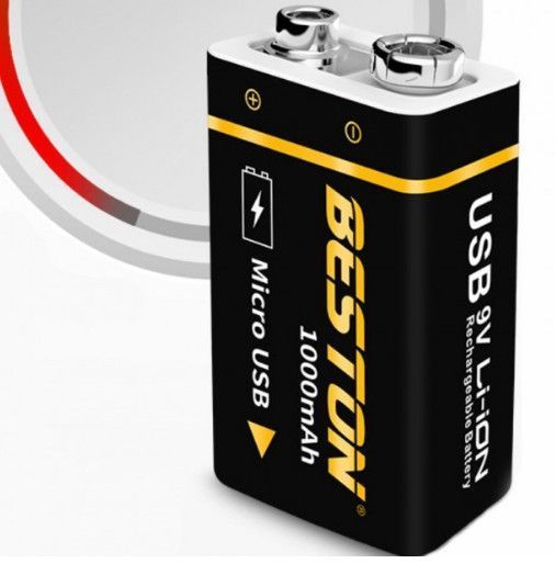 Акумулятор Beston USB крона 9v Li-ion 1000mAh