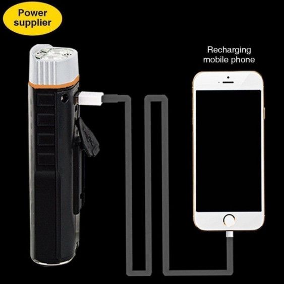 Велофара 3 в 1 PowerBank UltraFire Multifunctional Bicycle Light M48A