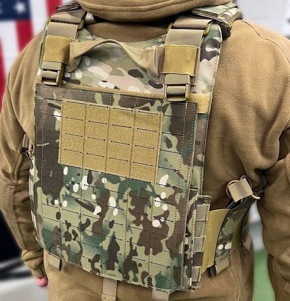 Тактична плитоноска із системою Molle (без плит) Мультикам