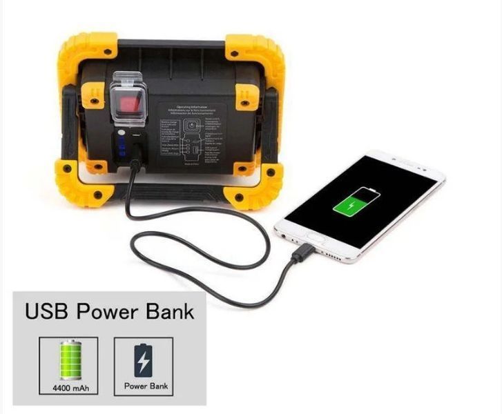 Переносний ліхтар прожектор Trlife PL 141 20 Вт з Power bank