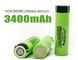 Промышленный Li-Ion аккумулятор Panasonic NCR18650B 3400 mAh без защиты 18650