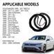 Адаптери SA65-A для динаміків 6,5 дюйма для Volkswagen (2 штуки)