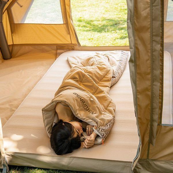 Спальний мішок Naturehike L150 NH20MSD05 (13&deg;C) Лівий (190 х 75 см) Бежевий