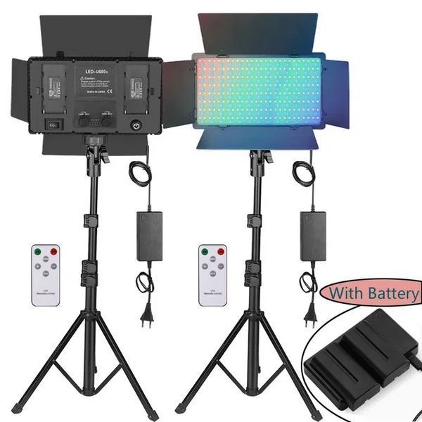 Освітлювач студійний Nagnahz U800 Pro RGB LED відеосвітло зі штативом