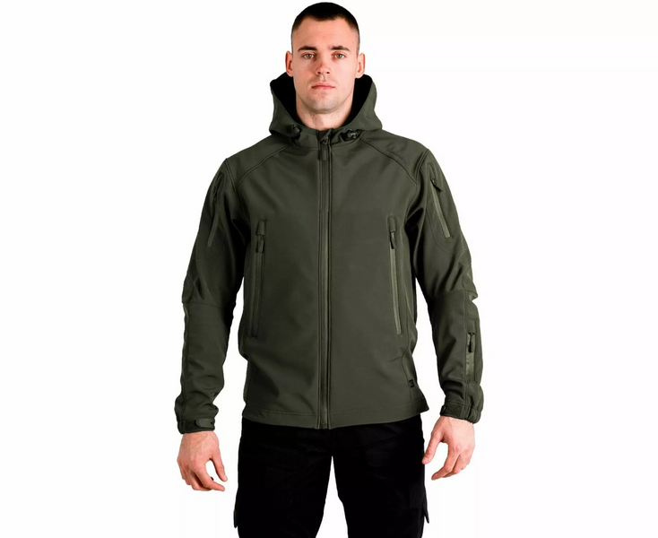 Чоловічий тактичний костюм Softshell Spartan демісезонний (Olive) розмір &mdash; S