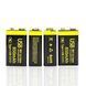 Акумулятор Крона 850mAh 9v USB (Чорний)