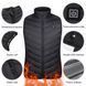 Мужской жилет с подогревом HeatFashion Electric Heating Vest (13 зон) Черный M