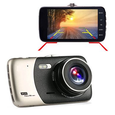 Автомобильный видеорегистратор X600 LCD экран 4" Angel Lens 1080P Full HD металл