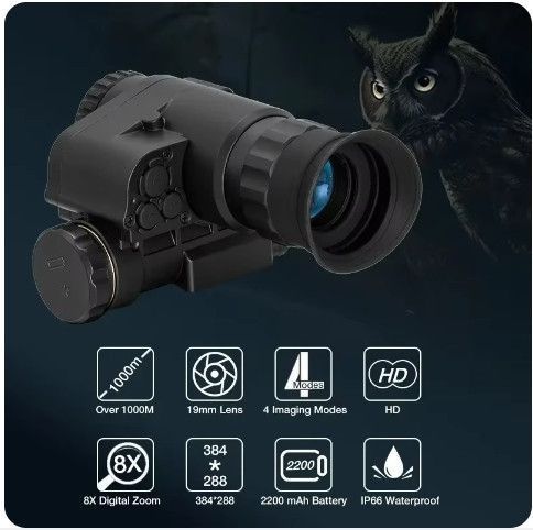 Прилад нічного бачення NVG 10 Night Vision + кріплення + шолом