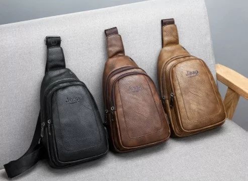 Рюкзак міський шкіряний через плече Fashion style 2019 (fs7932) Чорний
