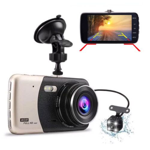 Автомобильный видеорегистратор X600 LCD экран 4" Angel Lens 1080P Full HD металл