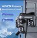 Уличная IP-камера LS Vision WL310 Wi-Fi 15Mp с ночным видением и автослежением Черный