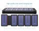 Солнечное зарядное устройство Solar panel (5 панелей по 8W) VerWireless Charging 20000mAh (PN-W09)