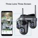 Уличная IP-камера LS Vision WL310 Wi-Fi 15Mp с ночным видением и автослежением Черный