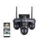 Уличная IP-камера LS Vision WL310 Wi-Fi 15Mp с ночным видением и автослежением Черный