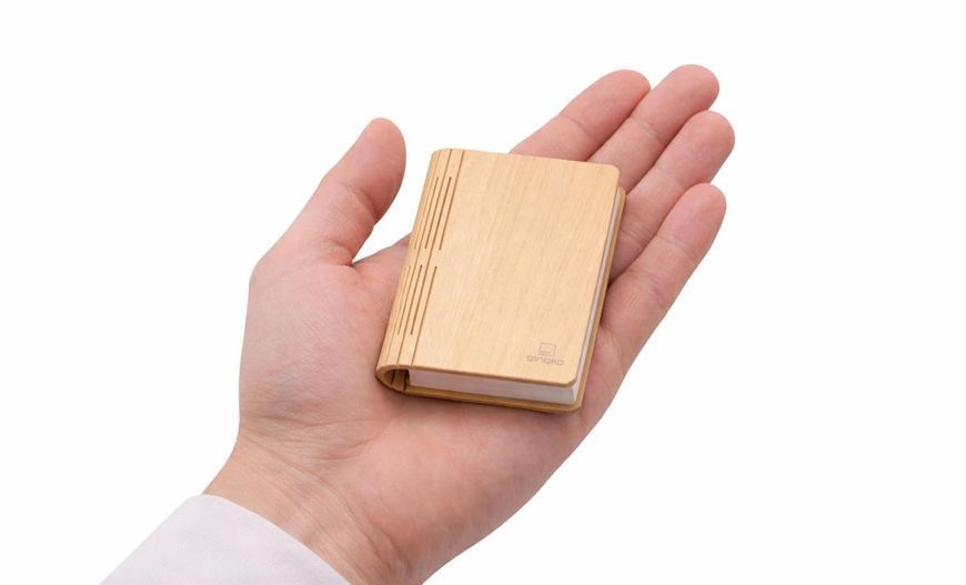 Светильник-книга на аккумуляторе Gingko Super Mini Smart Book (Дерево клен)