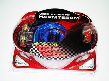 Набір дротів для встановлення саббуфера kit 1800W H-668
