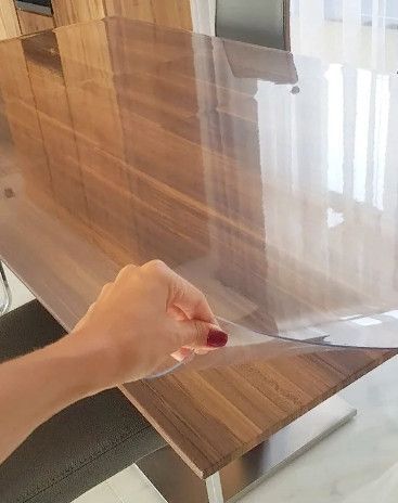 М'яке скло Прозора силіконова скатертина на стіл Soft Glass Захист для меблів 3.2х1.0 м Товщина 1.5 мм