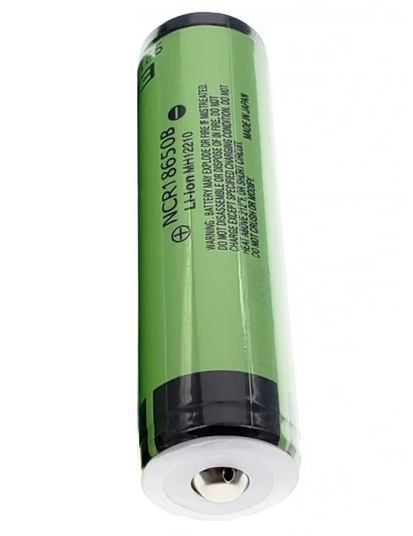 Захищений Li-Ion акумулятор Panasonic NCR18650B 3400 mAh (Зелений)