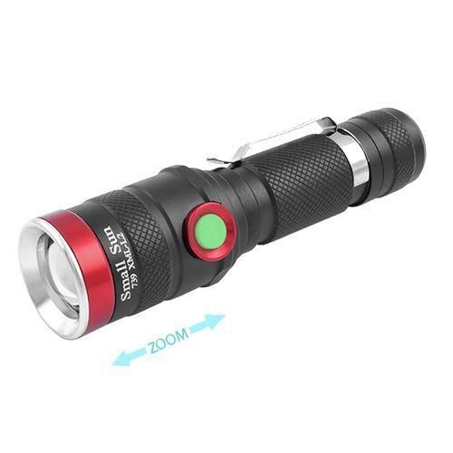 Фонарь COP BL-736-T6 880000 + zoom + microUSB + 18650