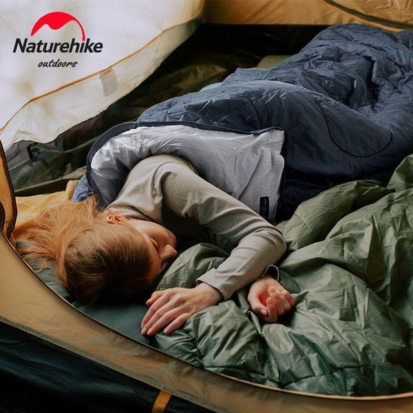 Спальный мешок с капюшоном Naturehike Y150L NH21MSD08 правый (Темно-зеленый)