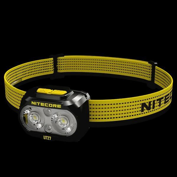 Налобный фонарь для бега с универсальным питанием Nitecore UT27 Pro (3xAAA USB-C) Черный