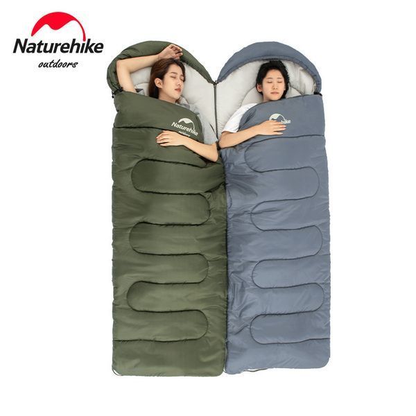 Спальный мешок с капюшоном Naturehike Y150L NH21MSD08 правый (Темно-зеленый)