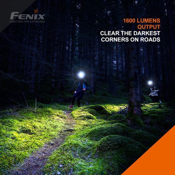 Налобний ліхтар Fenix ​​HM65R-T V2.0 (Чорний)