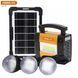 Кемпинговый аккумуляторный фонарь LM-367 (COB + 3xLamp) + солнечная панель + Power Bank (1 режим)