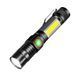 Фонарь ручной BL-502-T6 COB zoom + магнит + microUSB +18650 (4 режима)