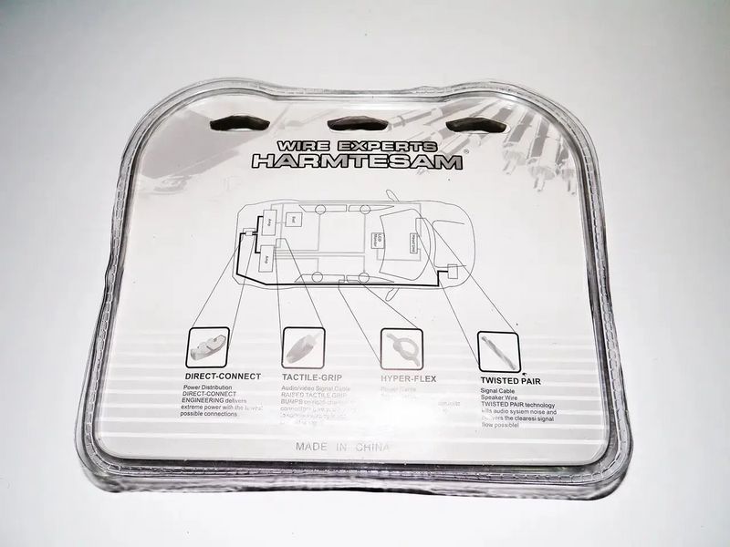Набір дротів для встановлення саббуфера kit 1800W H-668