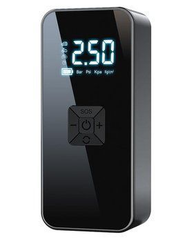 Насос акумуляторний цифровий CQB-ZX-801 60 W з функцією PowerBank TypeC 12 В з ліхтариком, сумкою та перехідниками
