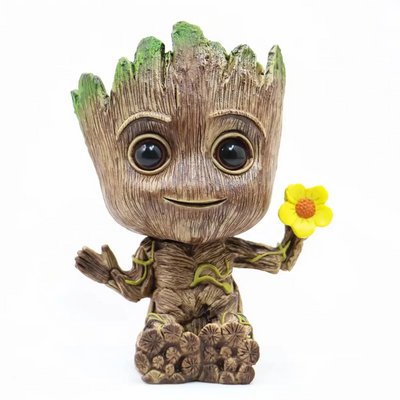 Горщик для квітів та канцелярії Грут Groot G8 Малюк з квіткою