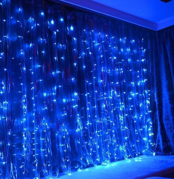 Гірлянда штора 3х3м 360 LED Синій