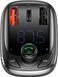 Автомобильный FM-модулятор Baseus T-Typed Bluetooth CCTM-B01 (2USB/1Type-C/36W) Черный