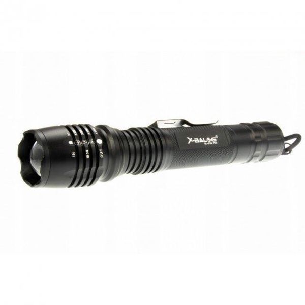 Фонарь X-Balong BL-P08-P50 + zoom + ЗУ220/12В +2x18650 + 5 режимов