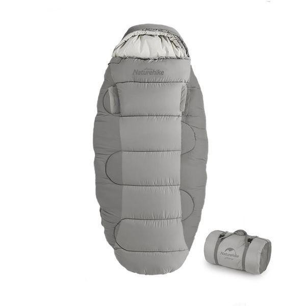 Спальный мешок Naturehike PS200 NH20MSD03 правый (Серый)